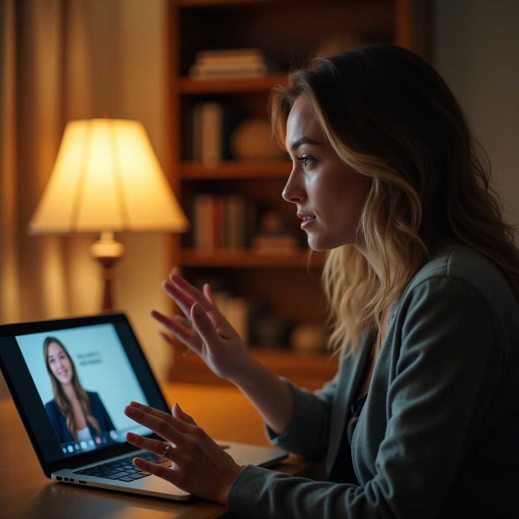 Videocall zur Abstimmung von Homeoffice-Regelungen